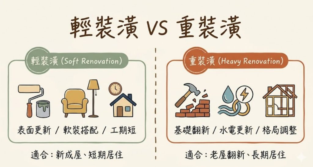 輕裝潢